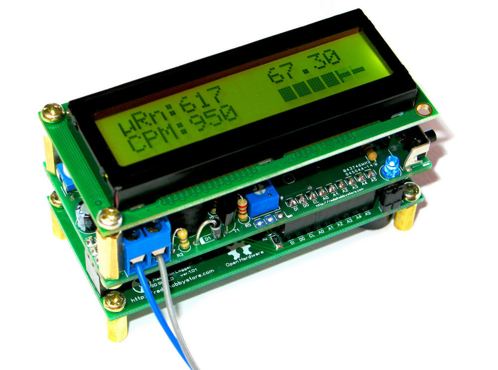 DIY Arduino Kit
 Arduino Dosimeter Logger DIY Geiger Counter Kit w LCD w SD