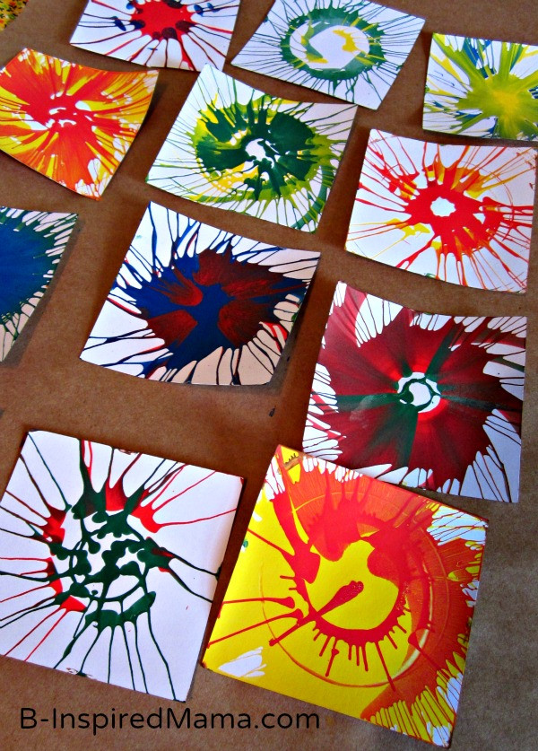 DIY Art And Craft For Kids
 DIY Spin Art Bunting in Five Easy Steps
