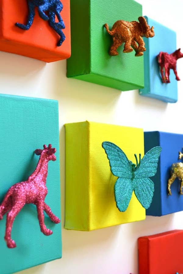 DIY Art For Kids
 Top 28 Most Adorable DIY Wall Art Projects For Kids Room