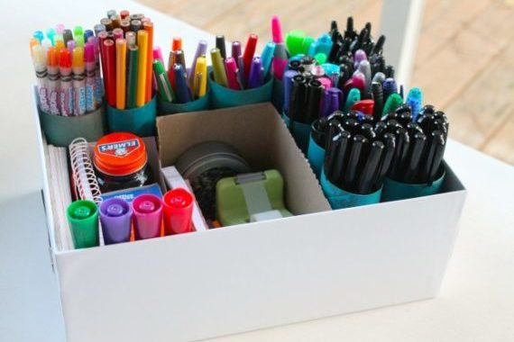 DIY Art Supply Organizer
 Creating an Art and Craft Box