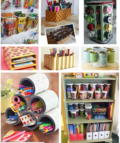 DIY Art Supply Organizer
 DIY craft Art Supply Storage Art Activities