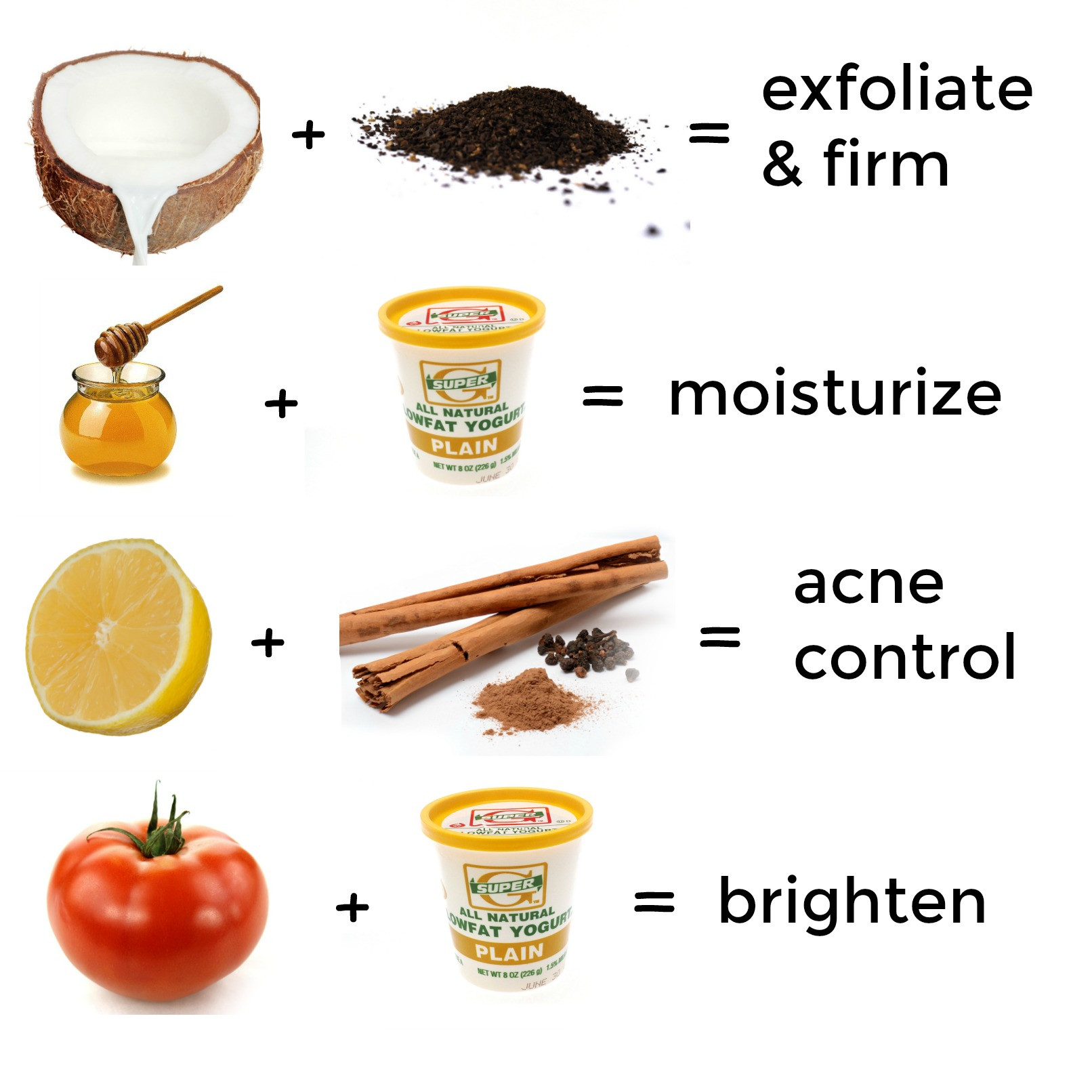 DIY At Home Face Mask
 2 Ingre nt D I Y Face Masks for Every Skin Type