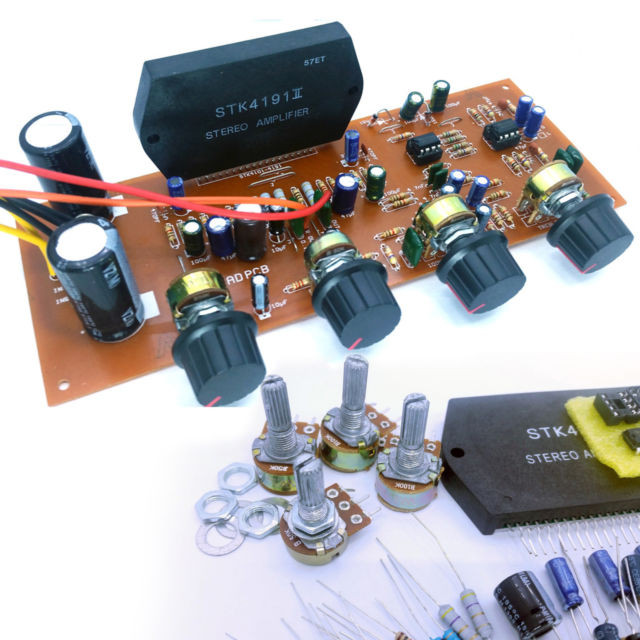 DIY Audio Amplifier Kits
 Stk 4191 100w Stereo Power Amplifier DIY Kit With Ne5532