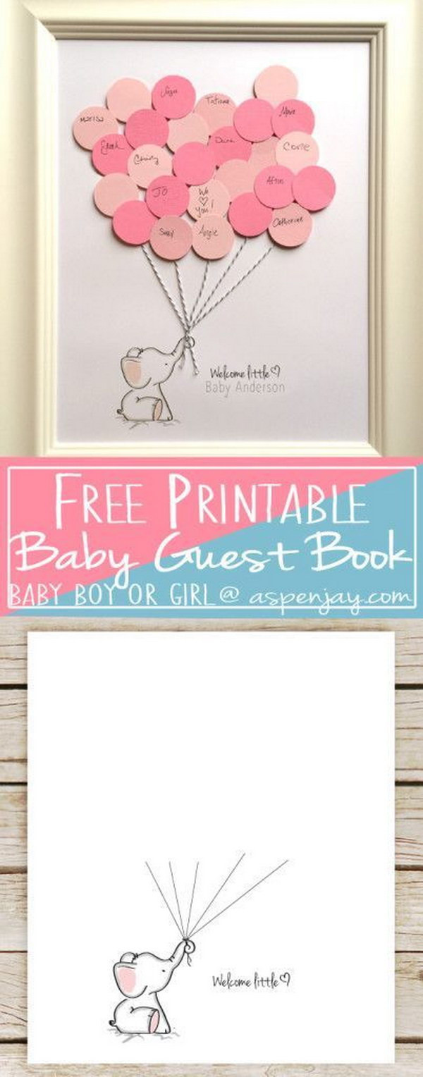DIY Baby Book Ideas
 Cool DIY Baby Shower Guest Book Ideas Noted List