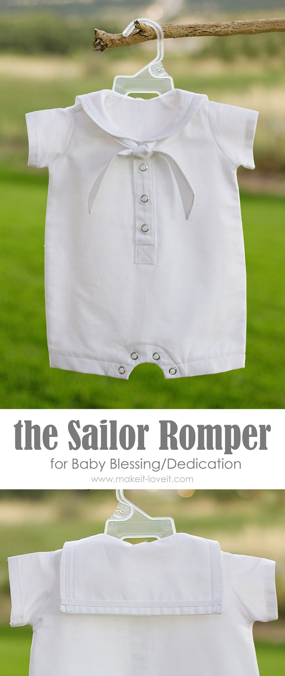 Diy Baby Boy
 DIY Baby Boy Sailor Romper for Baby Blessing Dedication