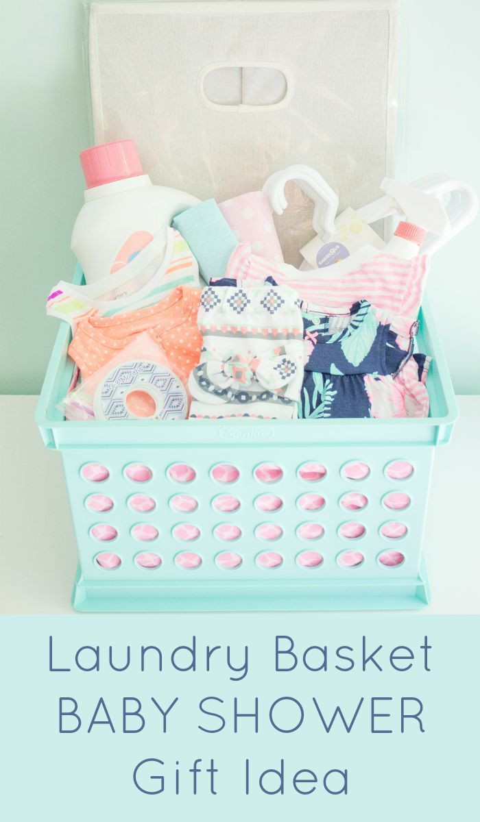 Diy Baby Boy Shower Gift Ideas
 Laundry basket baby shower t