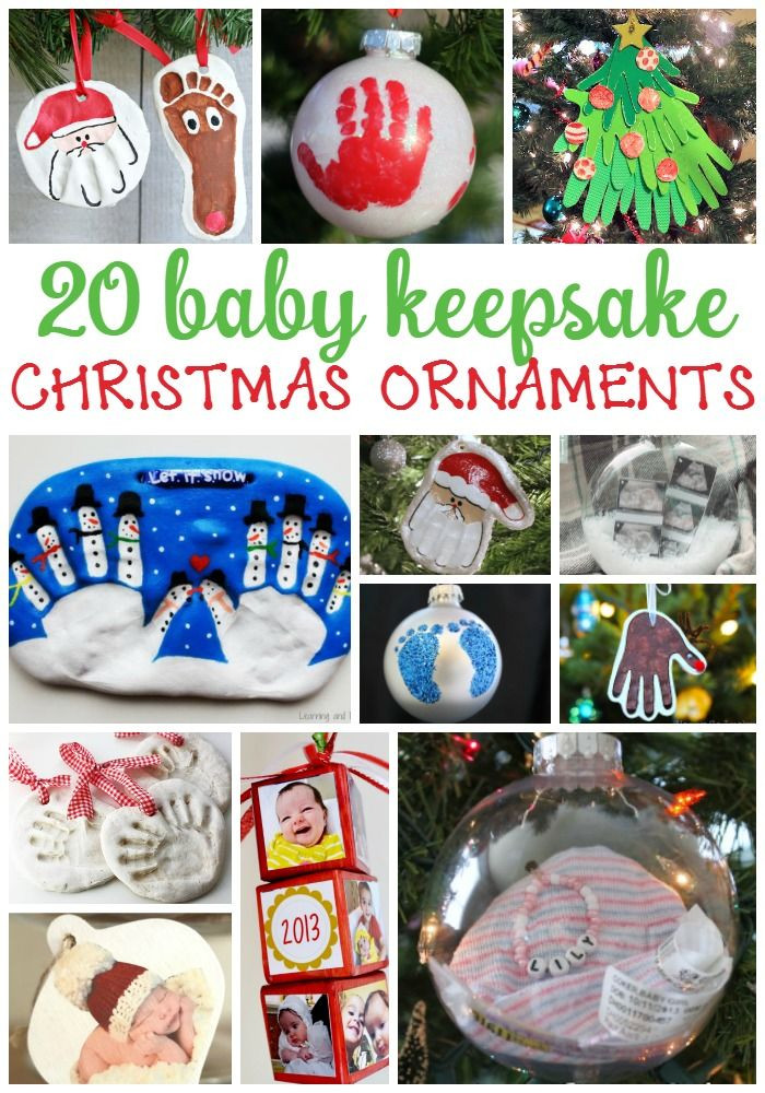 DIY Baby First Christmas Ornament
 20 Homemade Keepsake Ornaments for Baby s First Christmas