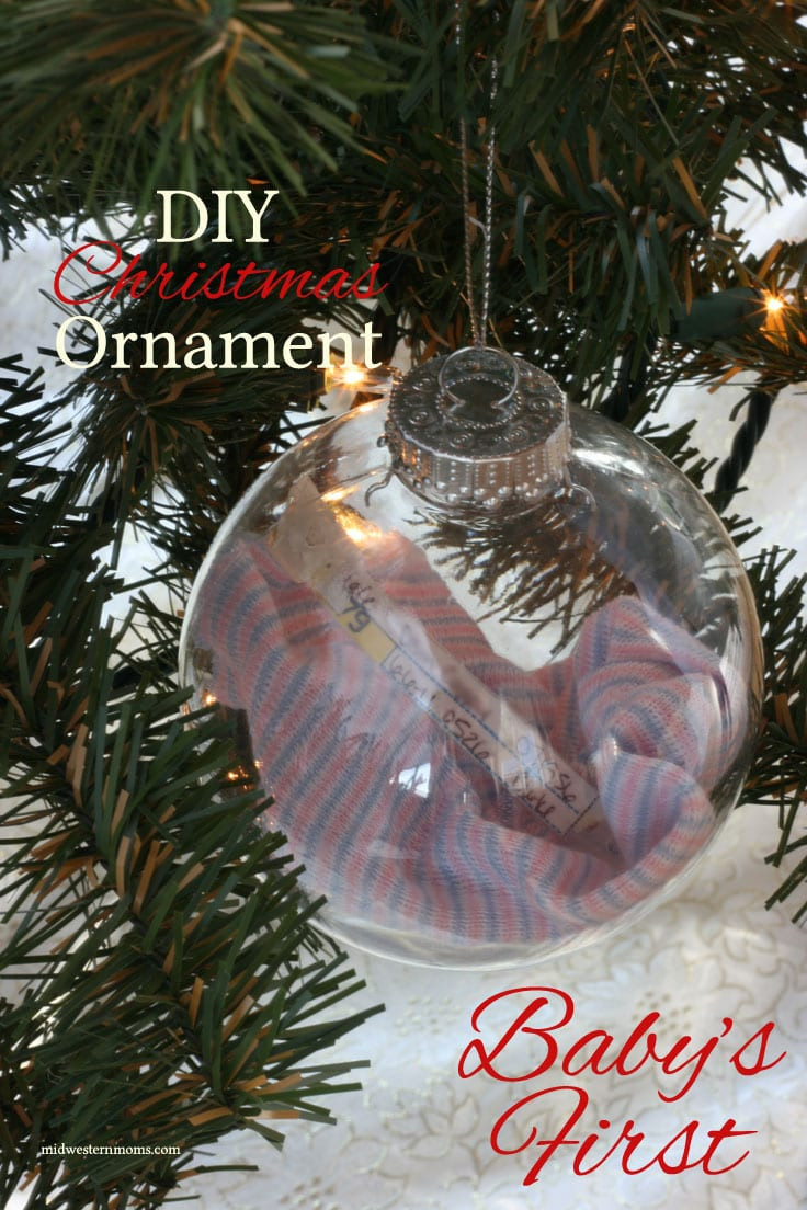 DIY Baby First Christmas Ornament
 Easy DIY Baby’s First Christmas Ornament
