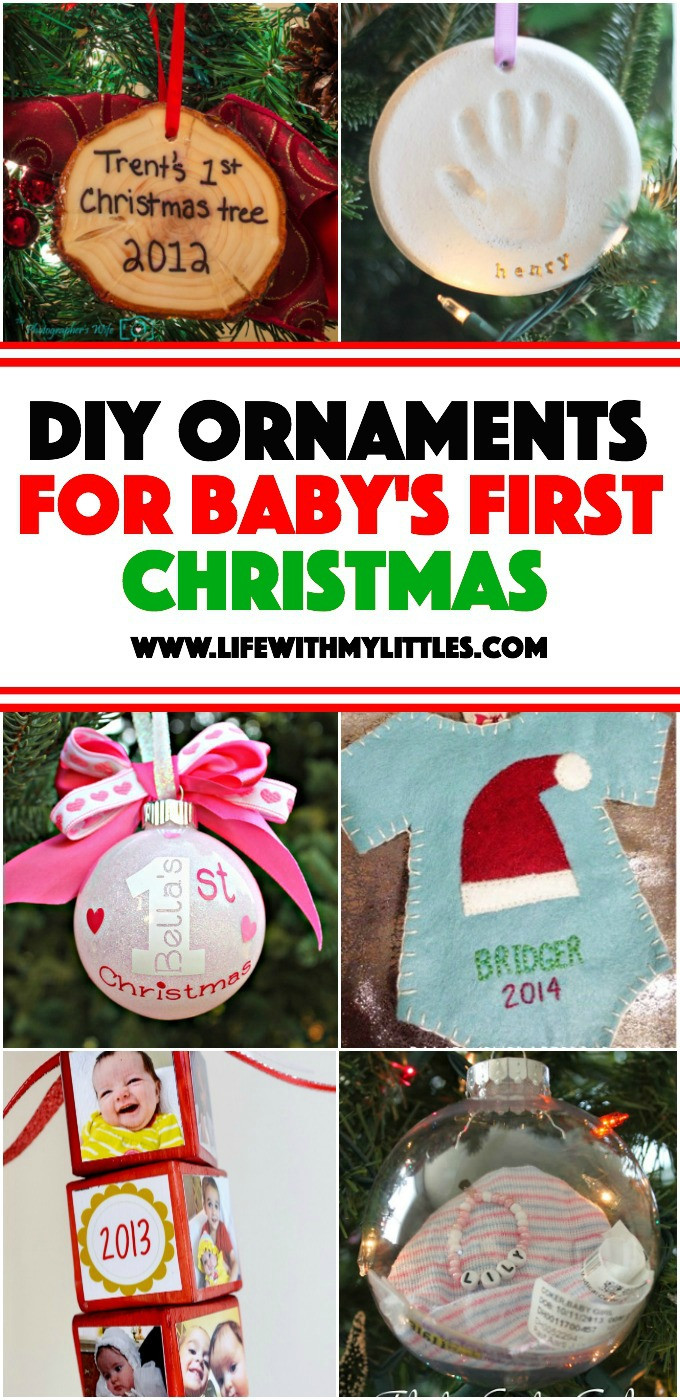 DIY Baby First Christmas Ornament
 Baby s First Christmas Ornaments You Can Make Yourself