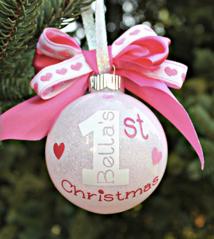 DIY Baby First Christmas Ornament
 Baby s First Christmas Ornaments You Can Make Yourself