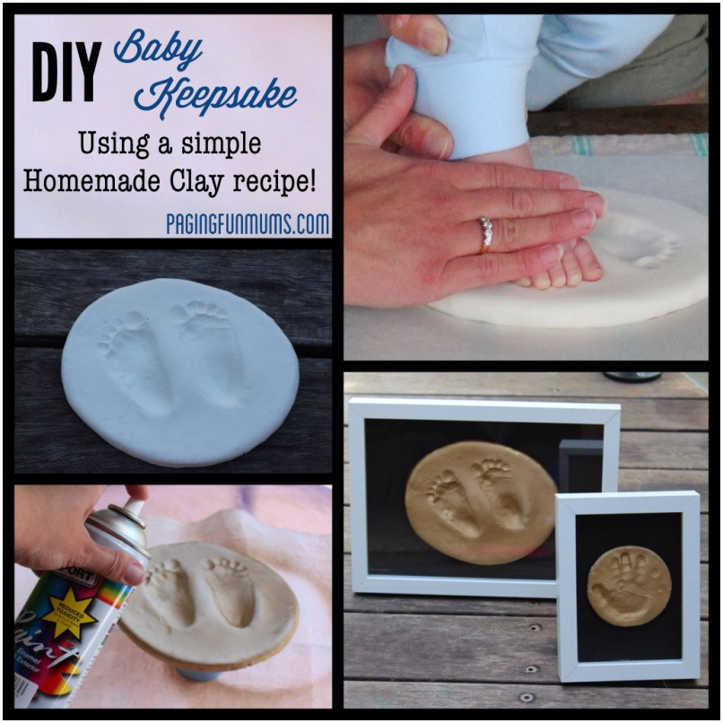 DIY Baby Footprint
 9 Cute DIY Footprint Keepsake Ideas and Tutorial Page 2