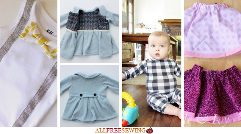 Diy Baby Girl Clothes
 Sewing for Baby 18 DIY Baby Clothes
