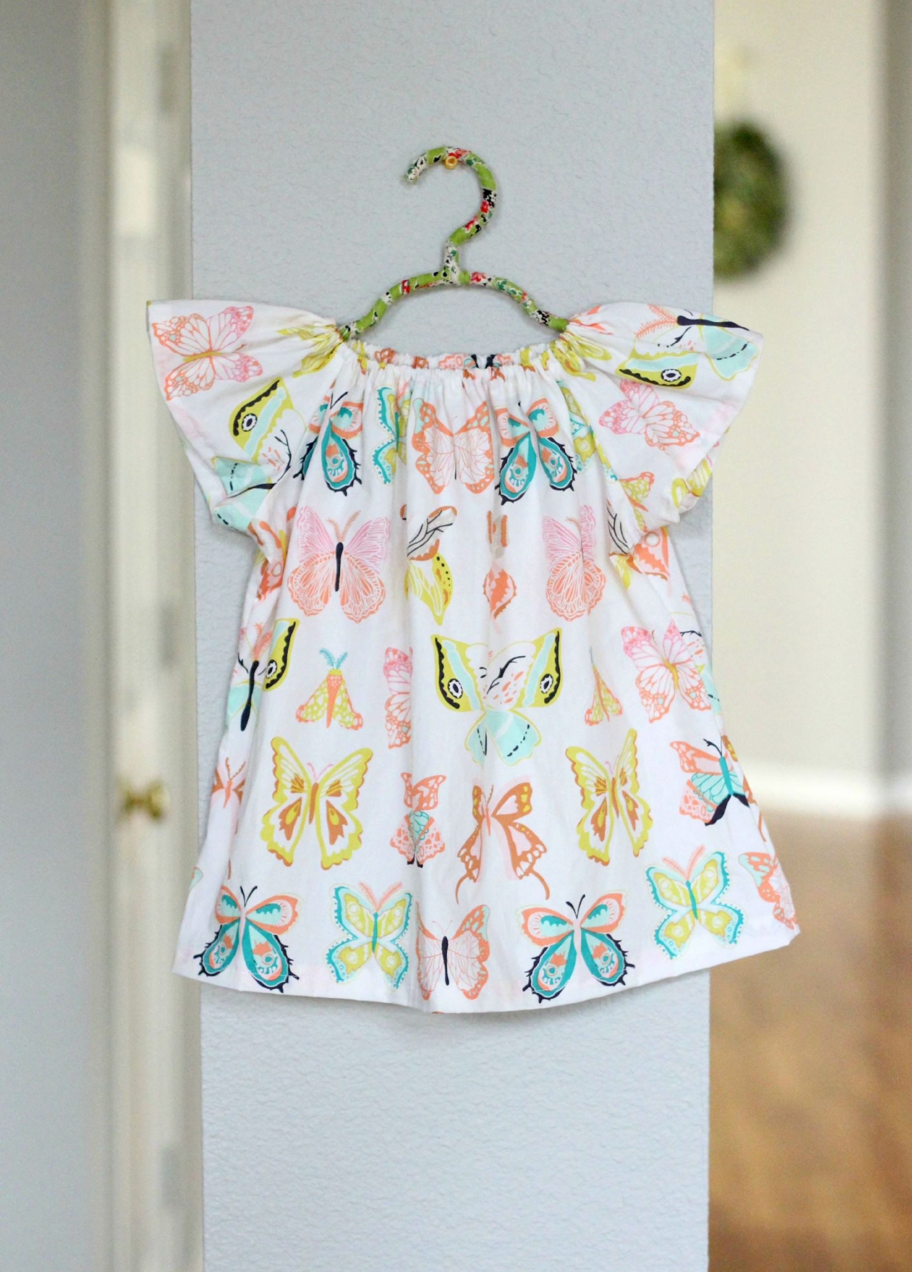 Diy Baby Girl Clothes
 Winged Peasant Dress For kids