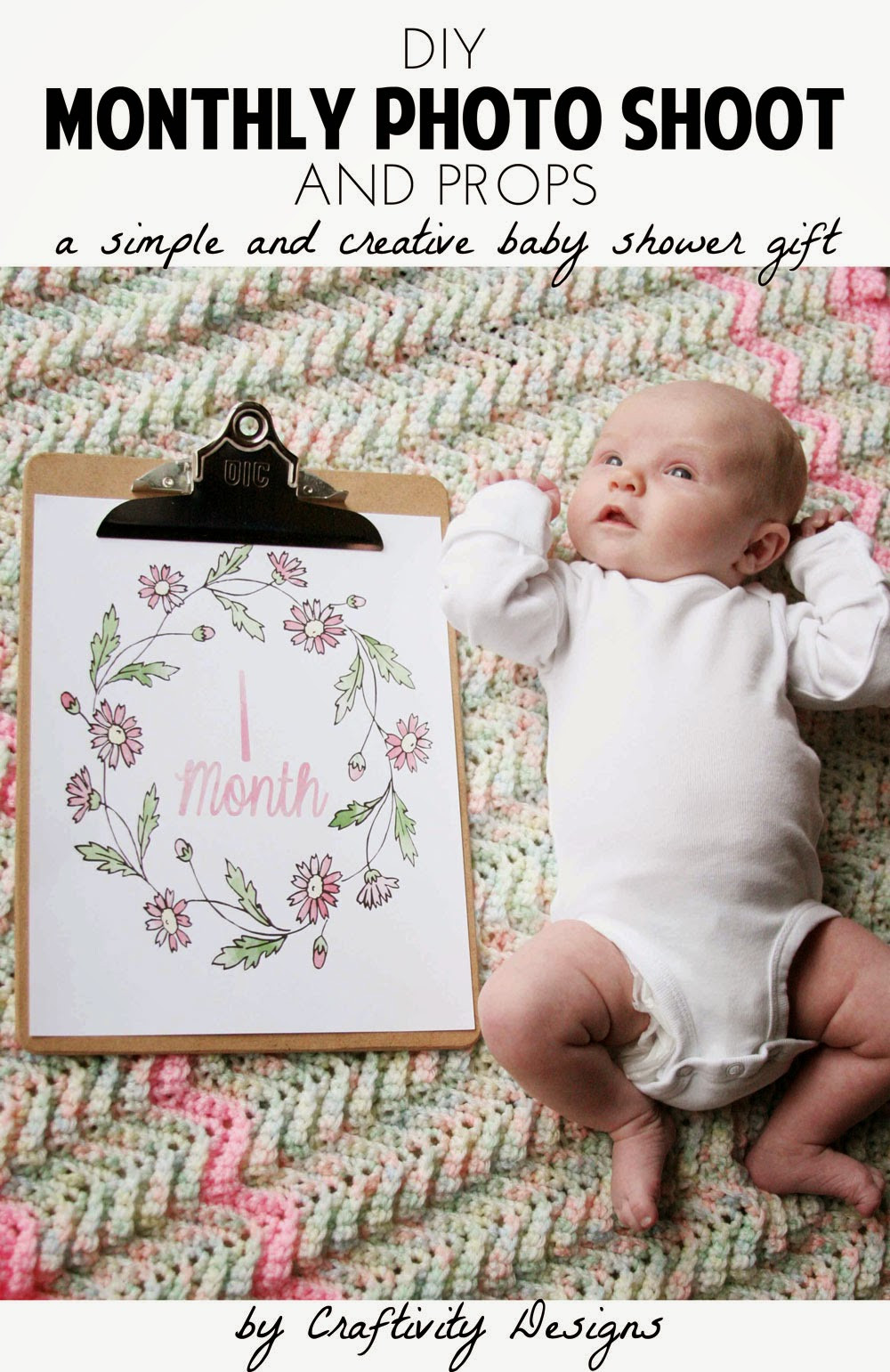 DIY Baby Photo Shoot
 Craftivity Designs March 2015