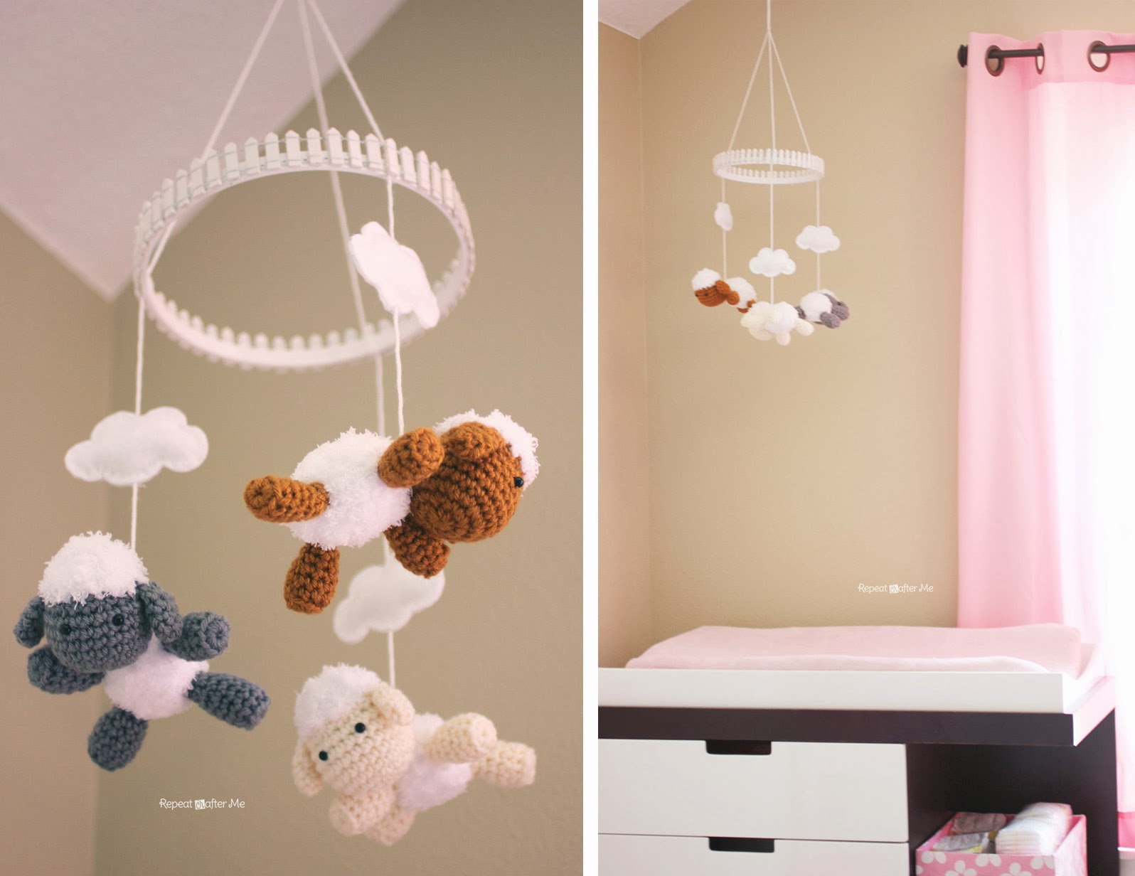 DIY Baby Rooms
 Baby Girl Nursery DIY decorating ideas Repeat Crafter Me