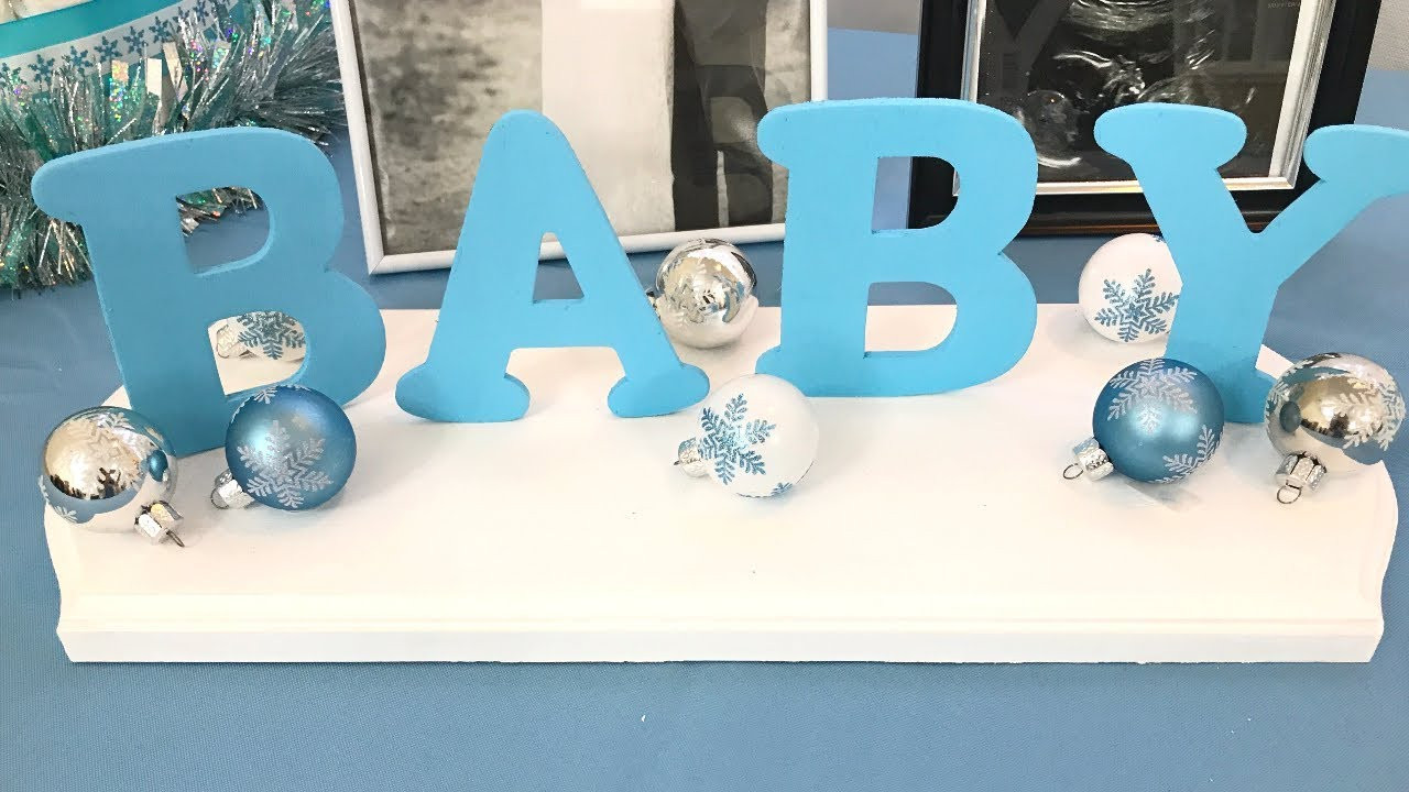 Diy Baby Shower Centerpieces For Boy
 Baby shower DIY decor BABY BOY