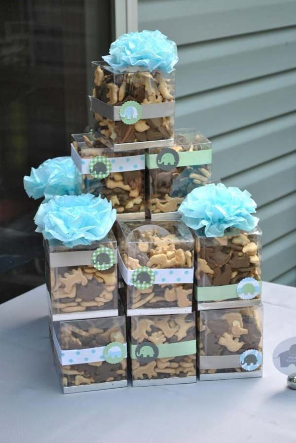 Diy Baby Shower Centerpieces For Boy
 22 Cute & Low Cost DIY Decorating Ideas for Baby Shower