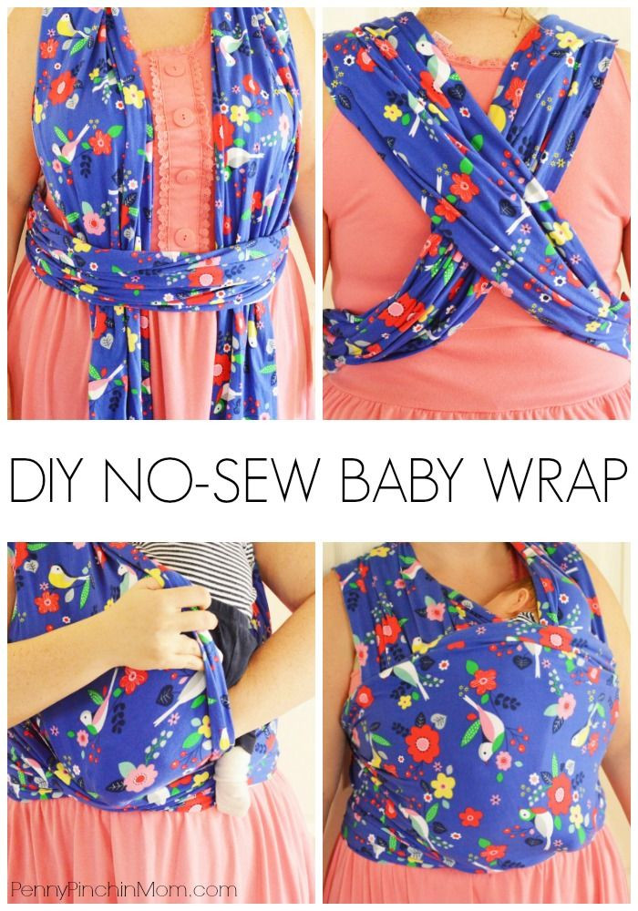 DIY Baby Sling
 How to Make Your Own No Sew Moby Wrap