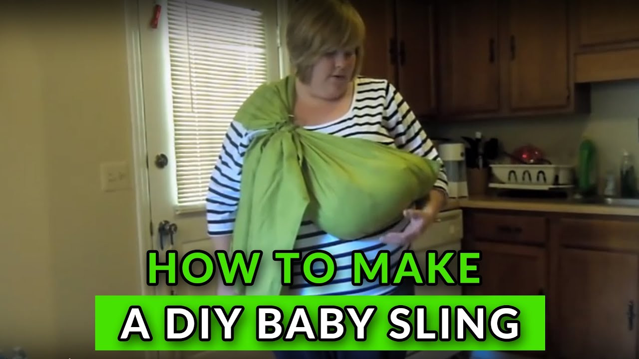 DIY Baby Sling
 How to Make a DIY Baby Sling