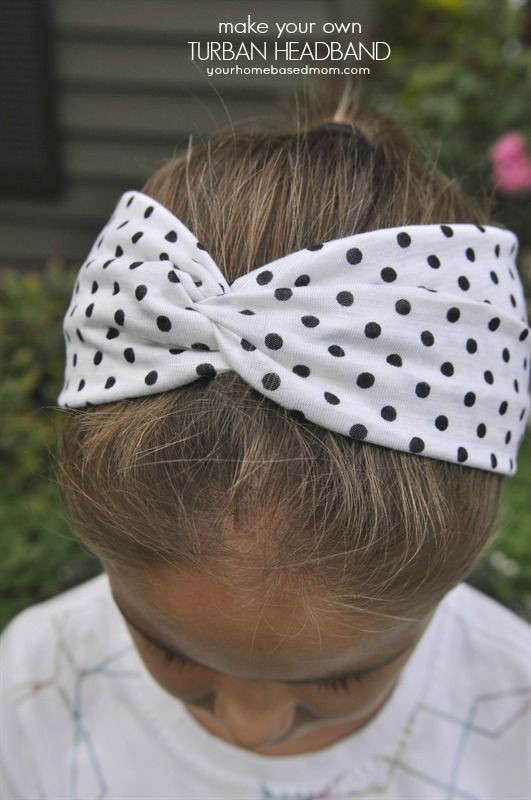 DIY Baby Turban Headbands
 Turban Headband Tutorial and PrintableActivity Day Idea