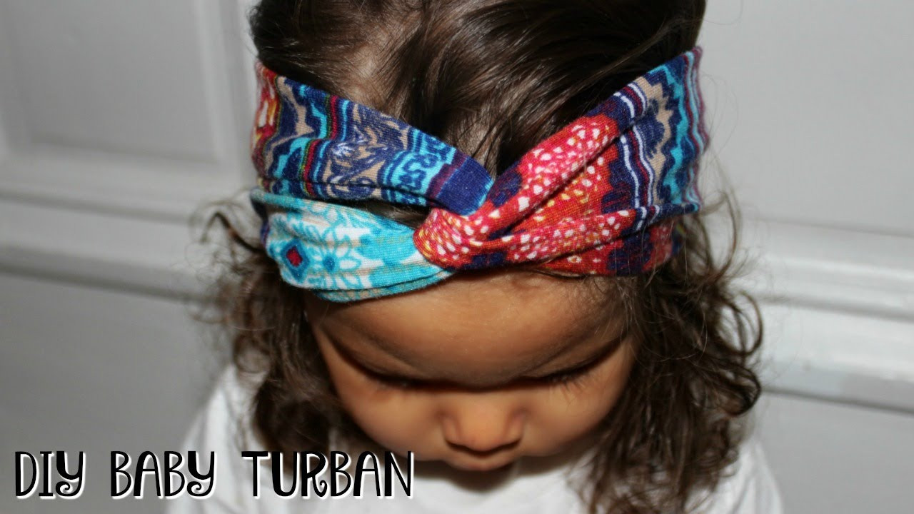 DIY Baby Turban Headbands
 EASY DIY
