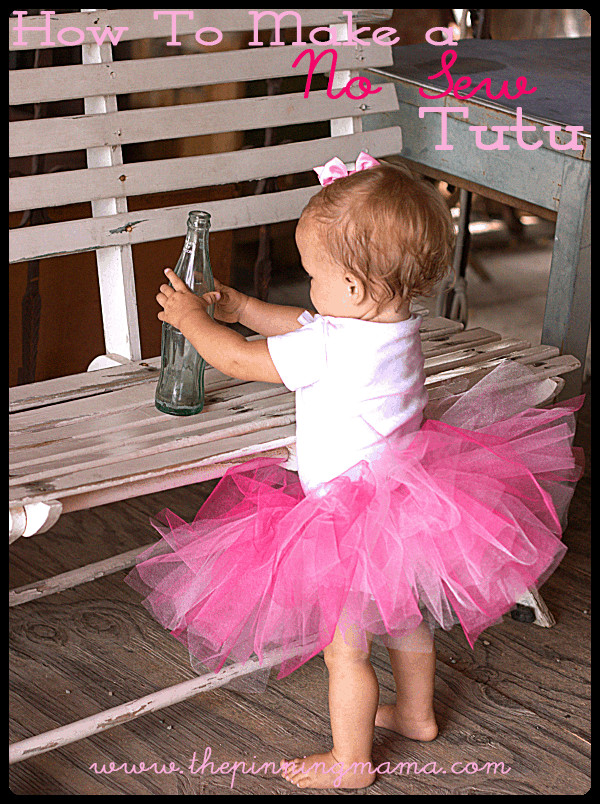 DIY Baby Tutu
 DIY No Sew Tutu for Little Girls • The Pinning Mama