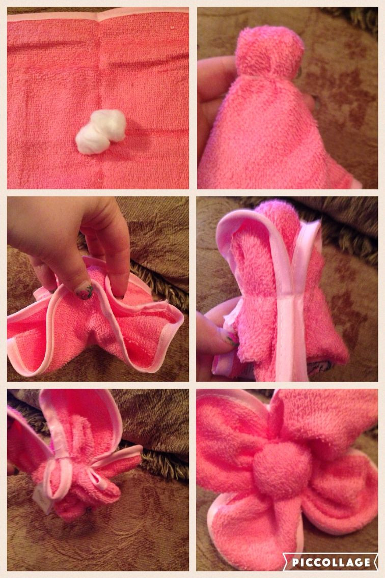 DIY Baby Wash
 This is how I make a washcloth flower