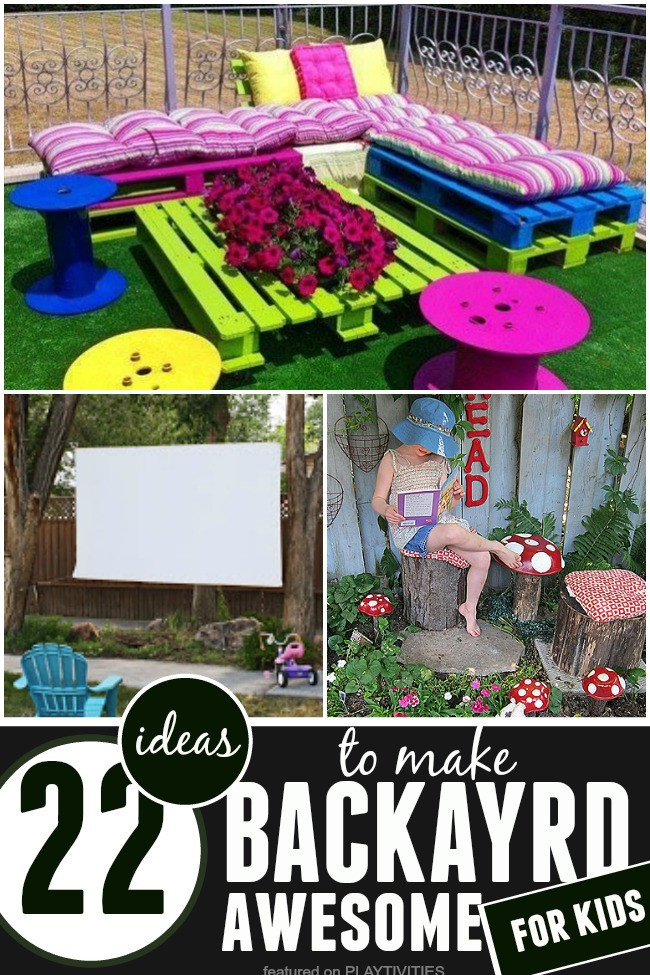 DIY Backyard Ideas For Kids
 DIY Backyard Ideas For Kids 22 Easy and Cheap Ideas