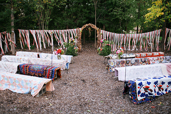 DIY Backyard Wedding
 Colorful DIY Backyard Wedding