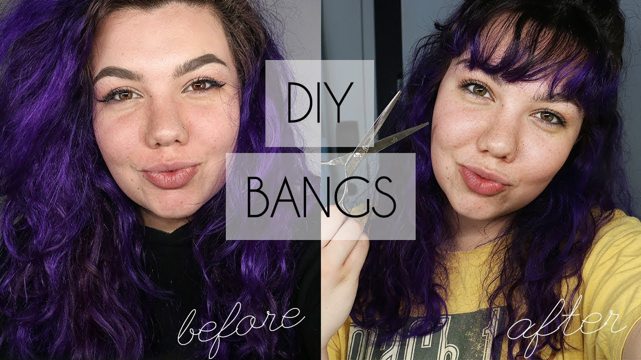 DIY Bangs For Long Hair
 How to Cut Bangs on Curly Wavy Hair