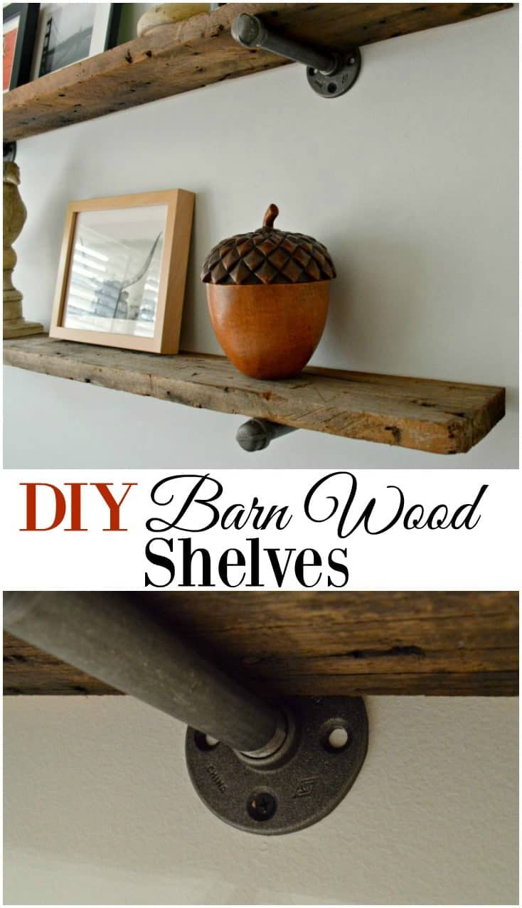 DIY Barn Wood Shelves
 DIY Barn Wood Shelves
