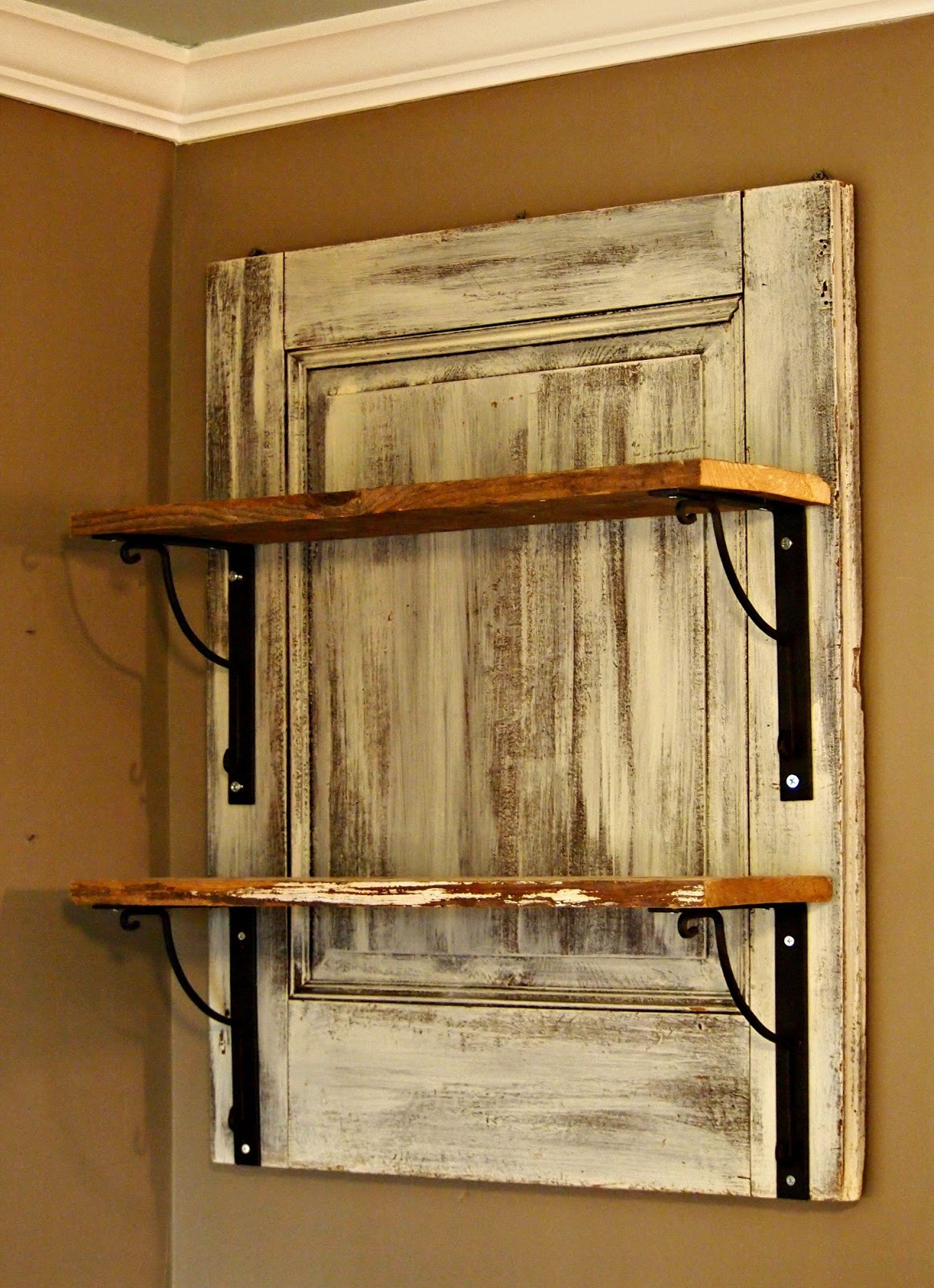 DIY Barn Wood Shelves
 DIY Barnwood Shelf  The Painted Home by Denise Sabia