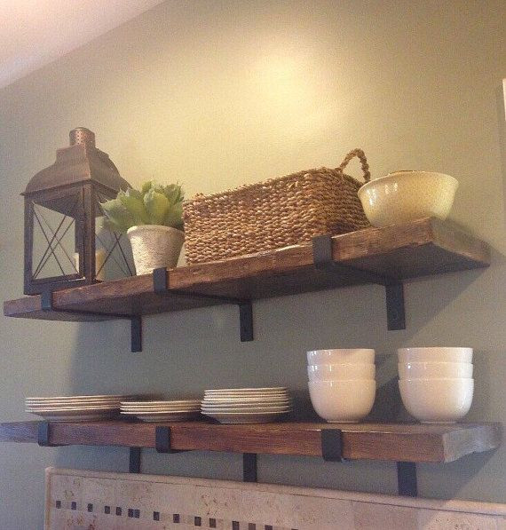 DIY Barn Wood Shelves
 reclaimed wood shelf barn wood shelf floating shelves