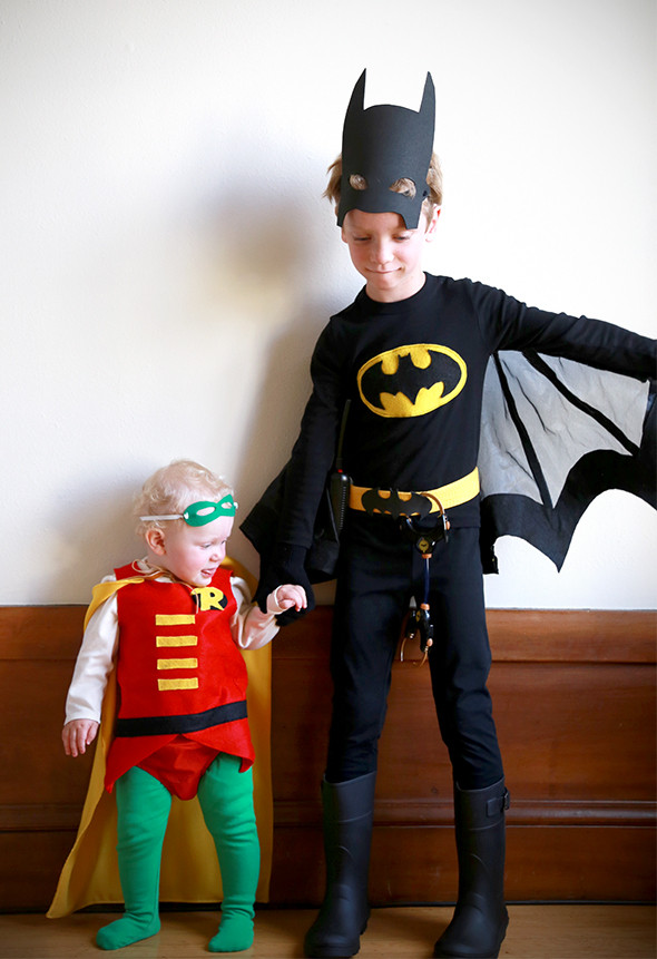 DIY Batman Costume Toddler
 Batman and Robin Costumes Say Yes