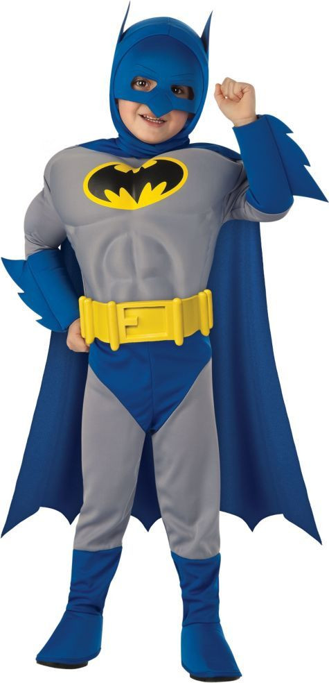 DIY Batman Costume Toddler
 Brave & the Bold Batman Muscle Costume for Toddler Boys
