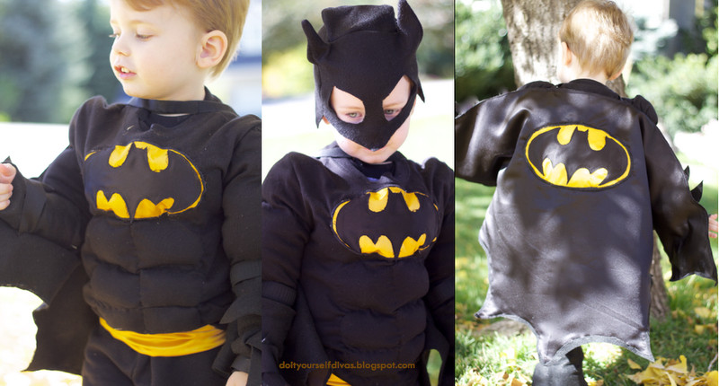 DIY Batman Costume Toddler
 do it yourself divas DIY Batman Costume