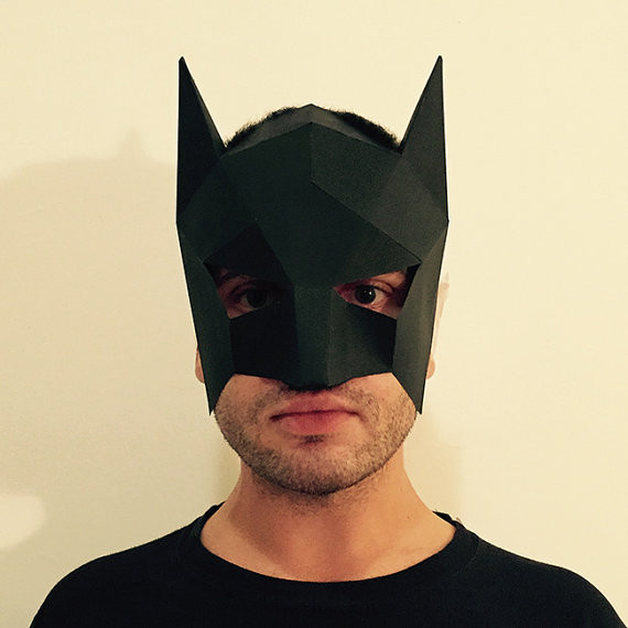 DIY Batman Mask
 Make Your Own Batman Mask from paper PDF pattern mask