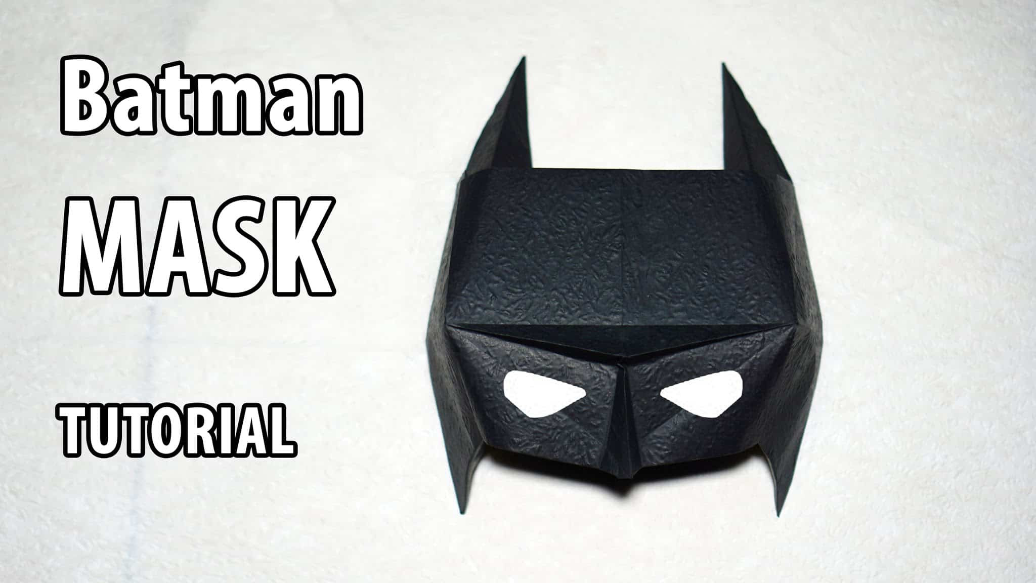 DIY Batman Mask
 Homemade Masks for Costume Parties