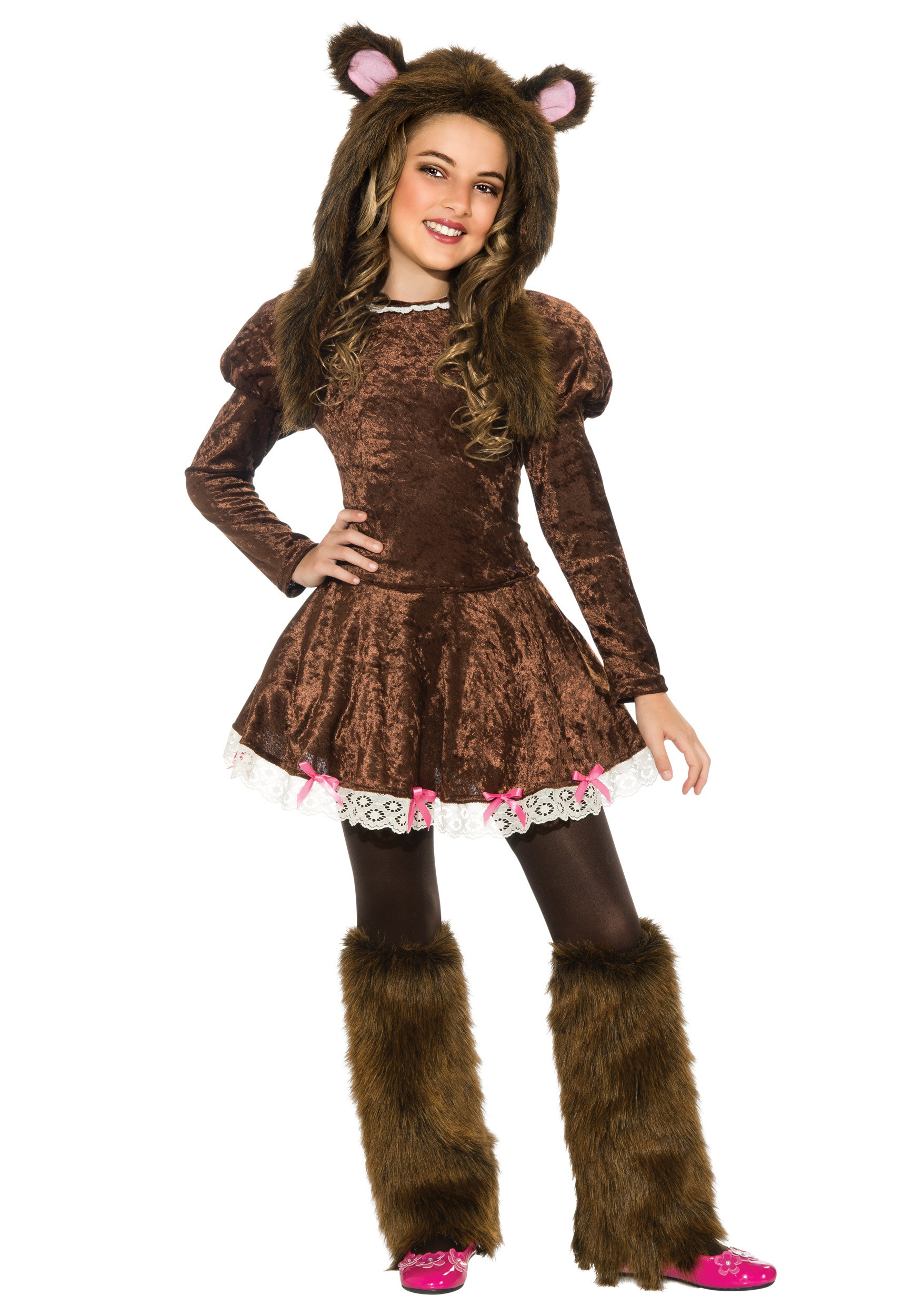 DIY Bear Costume
 Beary Adorable Girls Costume