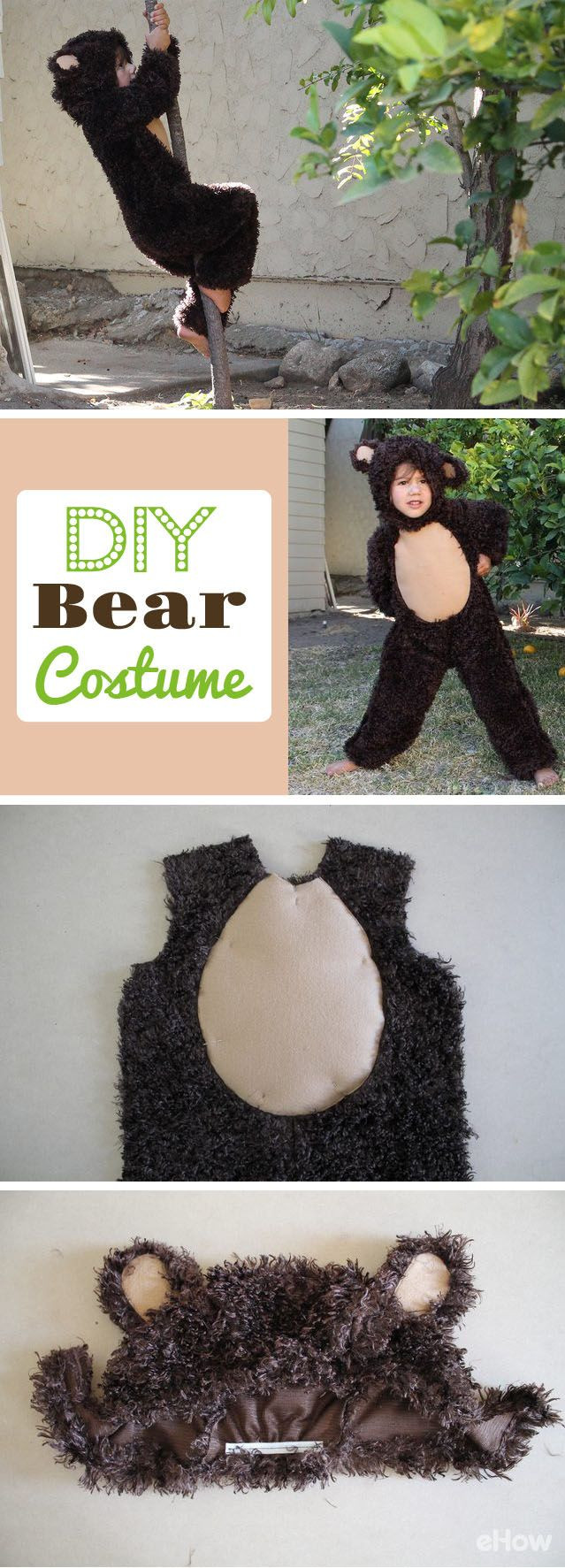 DIY Bear Costume
 How to Make a Bear Costume