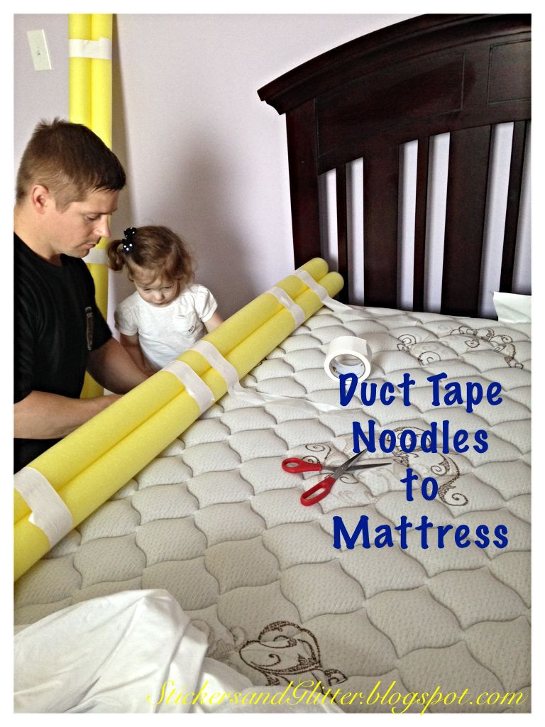 DIY Bed Rails For Toddler
 Stickers & Glitter DIY Toddler Bed Rails in 2019
