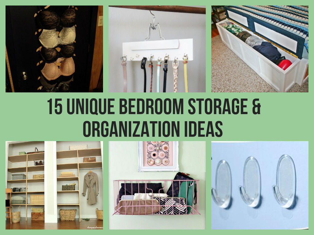 DIY Bedroom Organization
 15 Unique Bedroom Storage & Organization Ideas