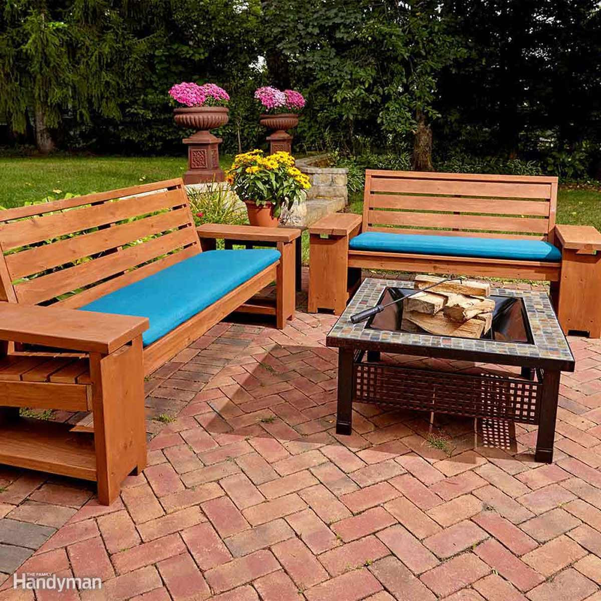 DIY Bench Outdoor
 15 Awesome Plans for DIY Patio Furniture