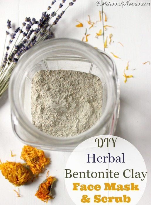DIY Bentonite Clay Mask
 DIY Herbal Bentonite Clay Face Mask and Scrub