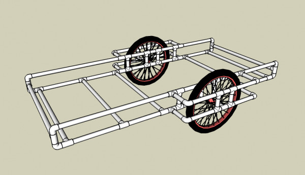 DIY Bicycle Trailer Plans
 PVC Teardrop Bike Trailer Tiny House Design