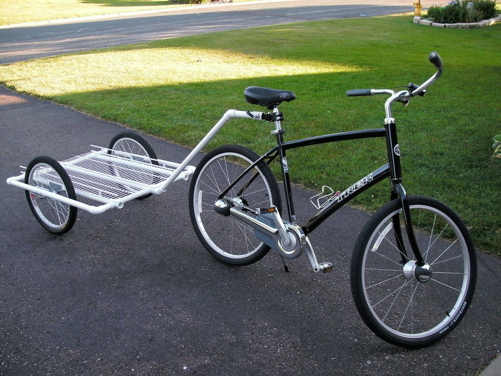 DIY Bicycle Trailer Plans
 PVC Bike Trailer