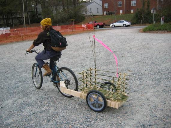 DIY Bicycle Trailer Plans
 Items similar to Bamboo or Metal Bike Trailer Plans DIY