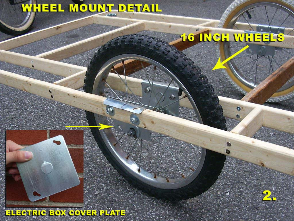 DIY Bicycle Trailer Plans
 Free advice on how to fix your bicycle Big Homebuilt El