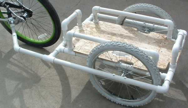 DIY Bicycle Trailer Plans
 Dennis s PVC Bike Trailer Concept Realized