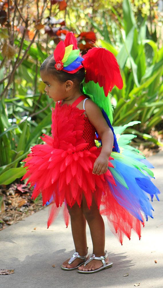 DIY Bird Costume
 Parrot costume bird costume parrot tutu macaw costume